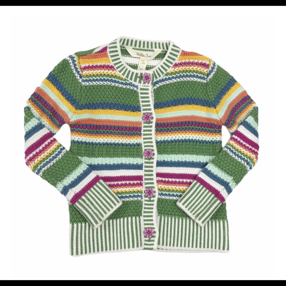 EUC Matilda Jane gorgeous striped sweater size 6